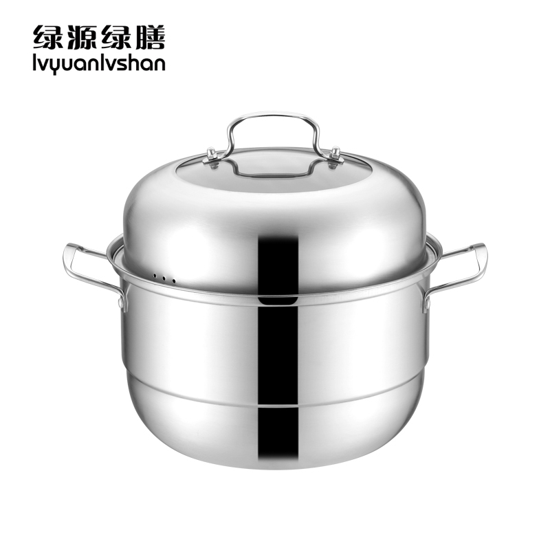 绿源绿膳 艾克斯双层蒸锅 IS-16095
