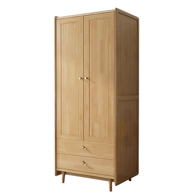 芙瑞塔 木质衣柜两门两抽 台高清大图