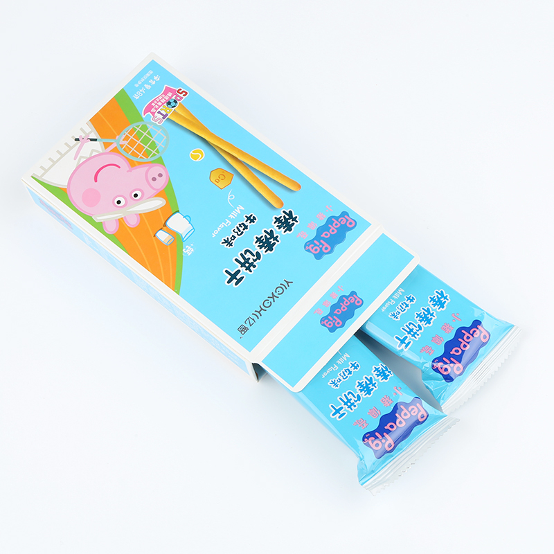 小猪佩奇PeppaPig 棒棒饼干牛奶味48克 盒装 儿童零食