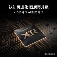 索尼(SONY)电视 8系 OLED百万级控光 AI画质算法 屏幕发声 OLED广视角 纤薄一体化设计K-65XR80
