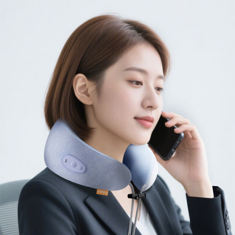 康佳按摩器亲肤柔软海绵垫U型持久续航KJAM-1202高清大图