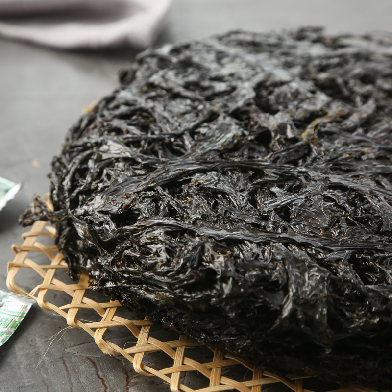鲜堡无沙紫菜100克 海带 干菜海产品 叶菜类 南北干货 海鲜海水产 煲汤 土特产 方便速食 即食 厨房食品 汤料调味