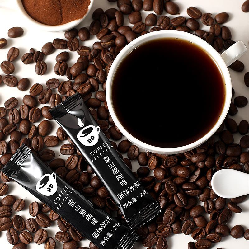 蓝山风味速溶咖啡粉独立包装三合一便携咖啡学生宿舍办公冲饮图片