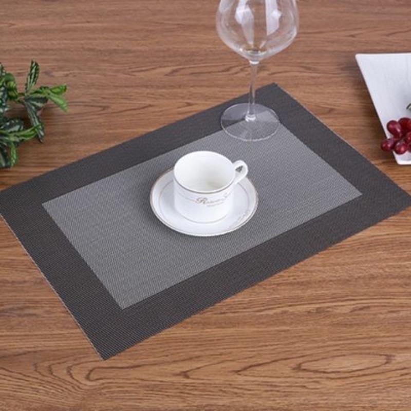 隔热垫餐桌垫西餐垫餐布防烫垫碗垫子欧式隔热防棕白相间