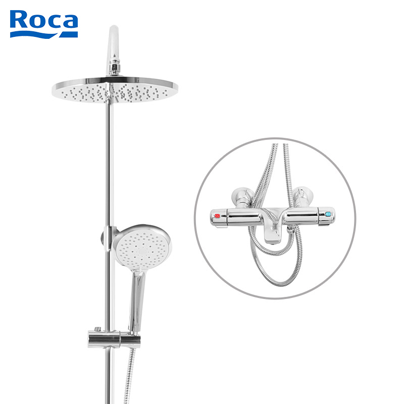 乐家卫浴 (Roca)花洒全铜龙头增压淋浴恒温花洒套装沐浴花洒