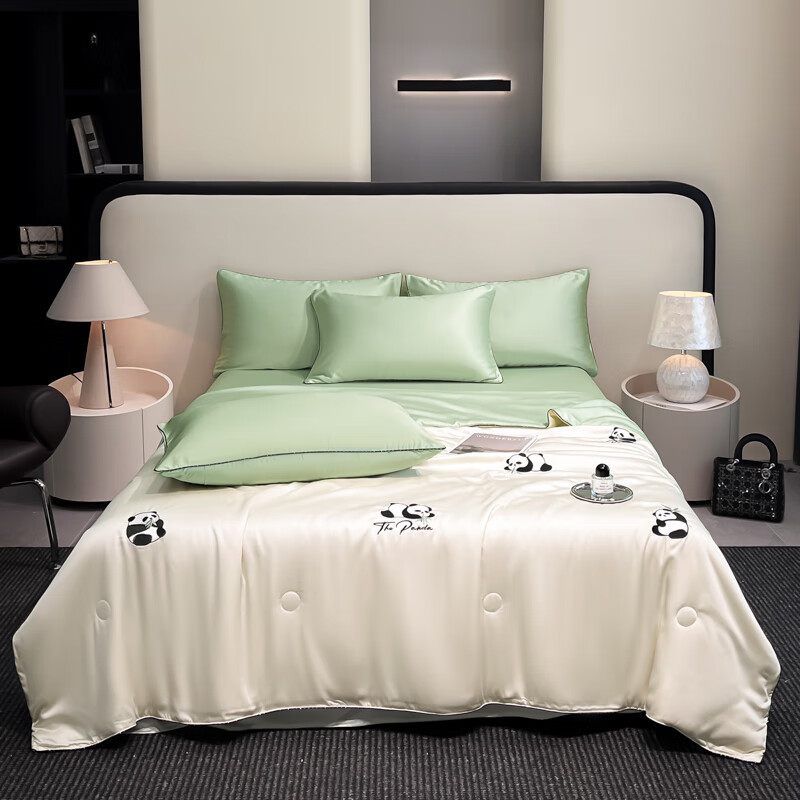 红豆 水洗真丝夏被四件套 HD-XB250311