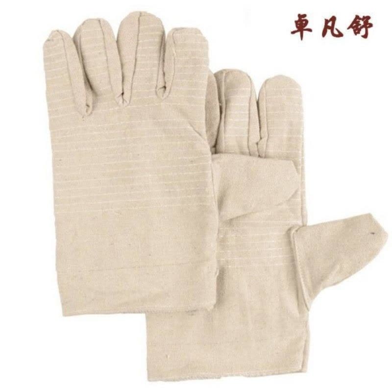 卓凡舒 帆布手套 黄甲双层24线 双图片
