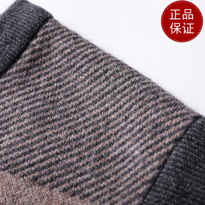 免费退换男士马甲背心毛衣高档加厚纯山羊绒100%针织衫v领坎肩秋冬上衣男山羊绒不褪色保暖_781_379高清大图