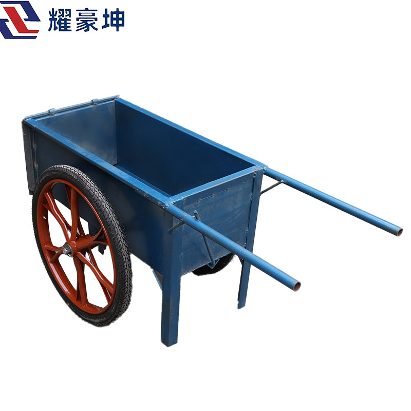 耀豪坤双轮充气手推方斗车铁斗车HGZ/个高清大图