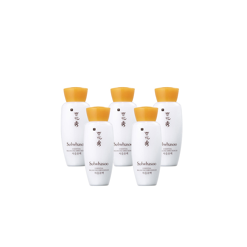 雪花秀Sulwhasoo滋盈肌本润颜乳 滋盈乳液中样15ml*5控油平衡保湿补水