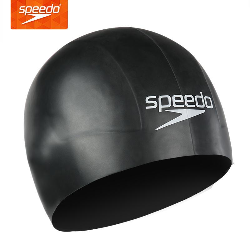 speedo速比涛竞赛款 Aqua V系列游泳帽 多密度硅胶 泳帽 不同厚度弹性舒适