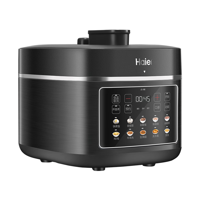 海尔电压力锅6L 方煲造型触控彩屏料理机(双胆电压力锅)HPC-M160ADZ高清大图