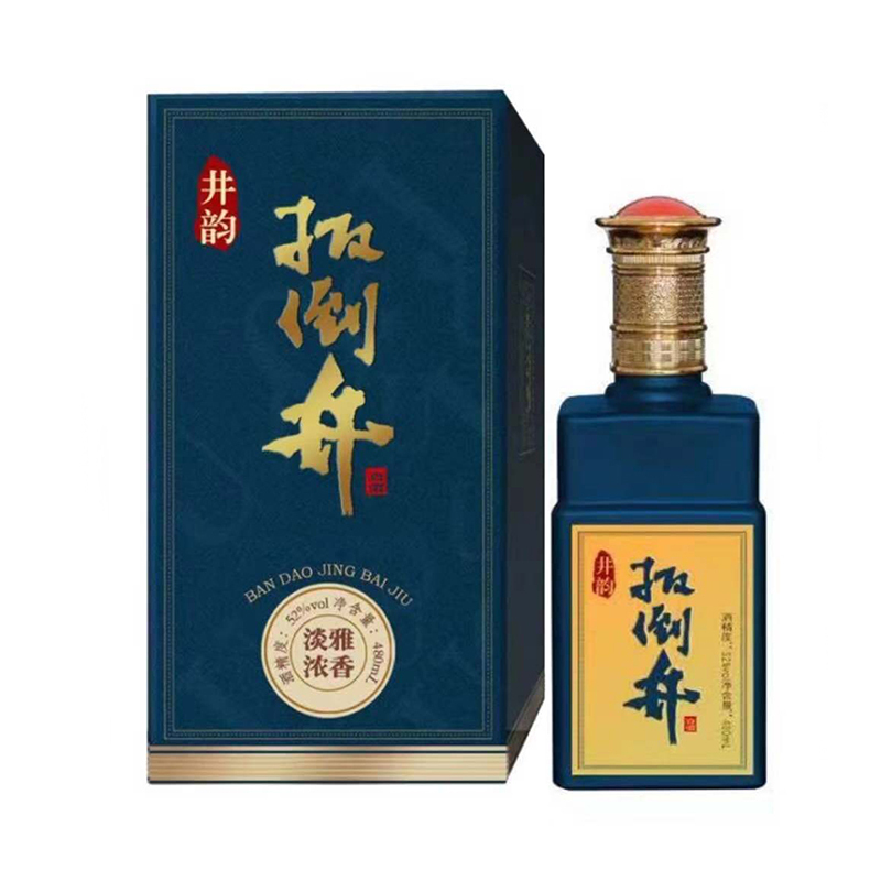扳倒井白酒52度井韵480ml浓香型单瓶