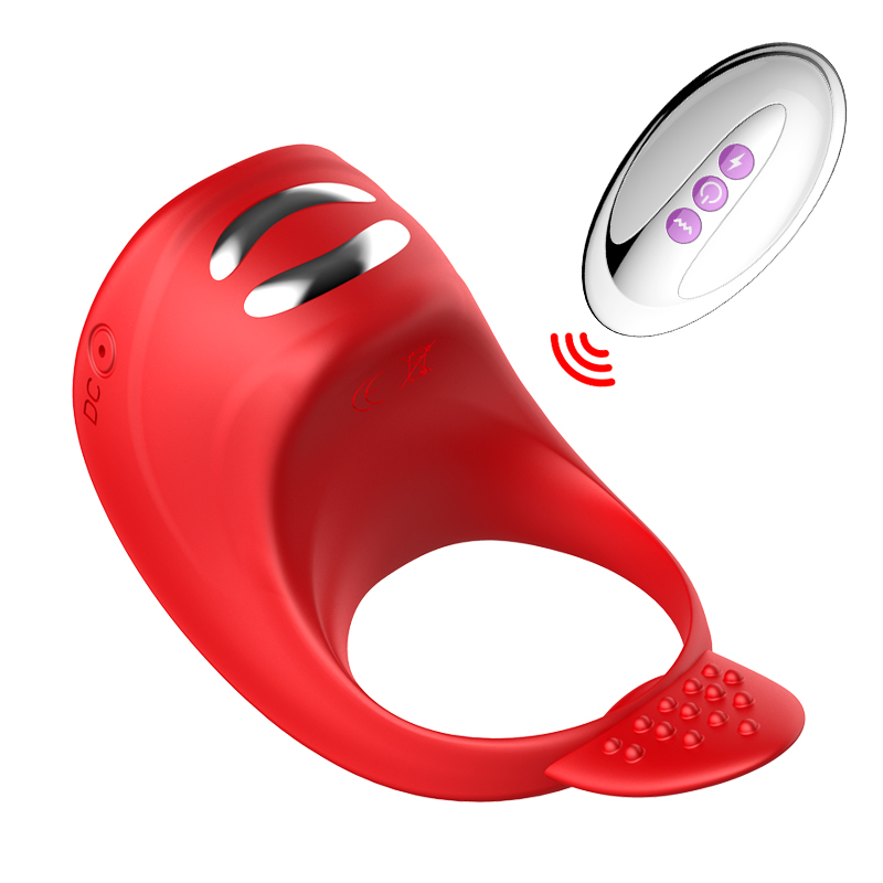 英国福克斯(fox)锁爱A1高级变频震动锁精环持久男女共用跳蛋防射夫妻房事双人高潮共用神器调情玩具阴茎套环震环成人性用品高清大图