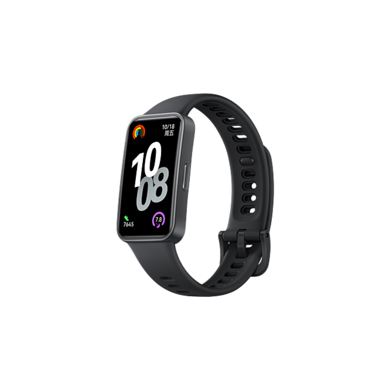华为手环10 标准版智能运动手表专业睡眠分析情绪健康血氧监测游泳防水送男女朋友礼物 曜石黑丨增强型聚合纤维表壳高清大图