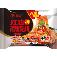 【中华特色】河北供销馆 顶大 红油味拌凉皮120g 非油炸速食泡面方便面 河北秦皇岛特产 华北