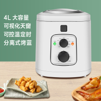 益多 ZNAF-6201空气炸锅4L家用大容量电炸锅可视窗口多功能锅无油煎炸锅薯条机
