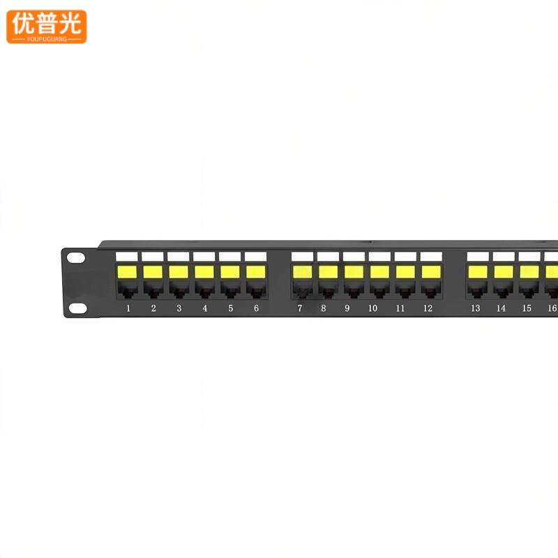 优普光 24口五类网络配线架/个高清大图