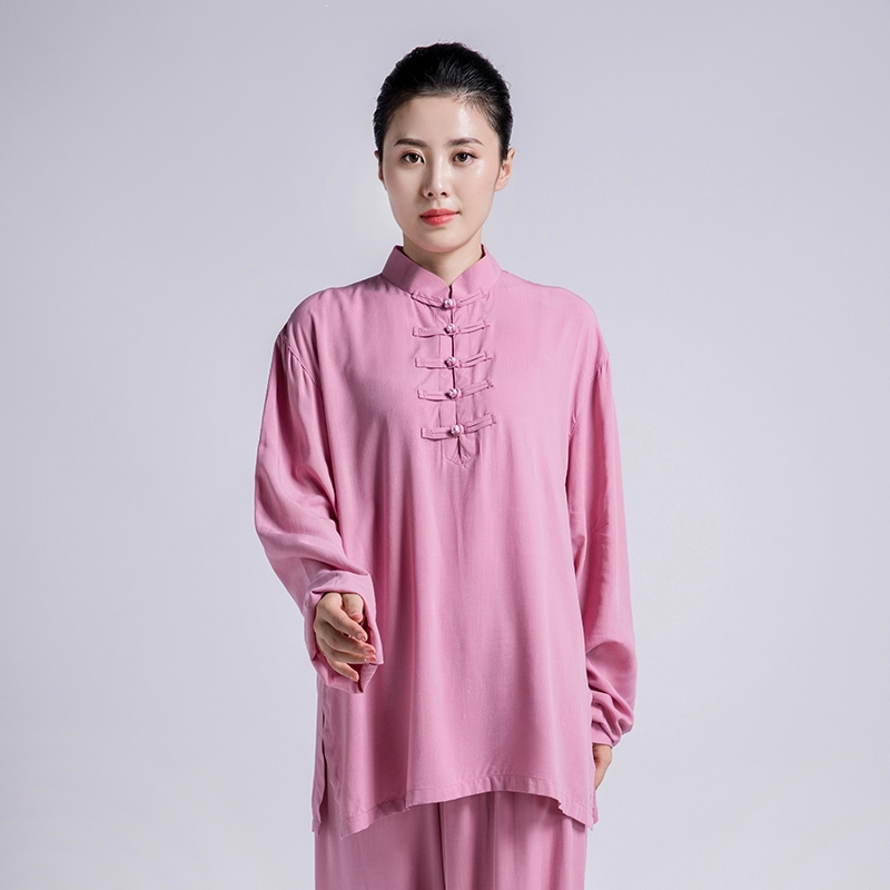 太极服女古达新款飘逸春夏季中袖太极拳服装女款练功服武术服春秋视频