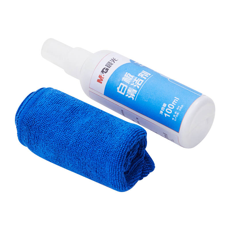 晨光(M&G) 白板清洁剂套装(包含清洁剂1瓶100ml+白板擦布1块) ASC99365 (单位:套)