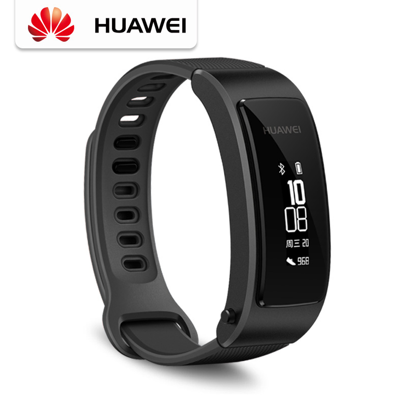 华为(HUAWEI)手环 B3 青春版 蓝牙耳机 智能手环 接电话 计步 卡路里 睡眠 闹钟 黑色