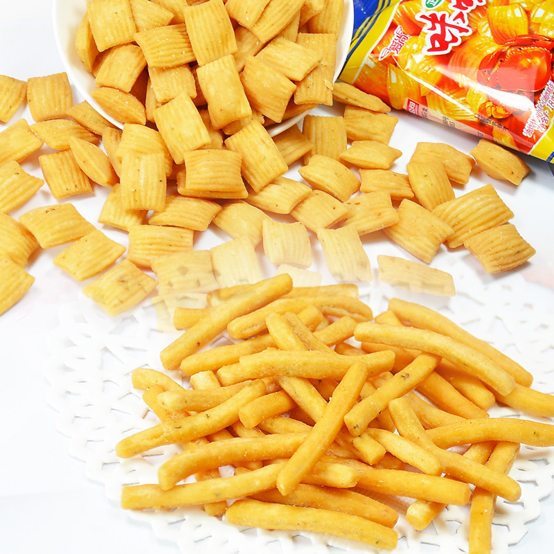 咪咪 膨化食品 蟹味粒 20包 (休闲零食 咪咪虾条 零食礼包)