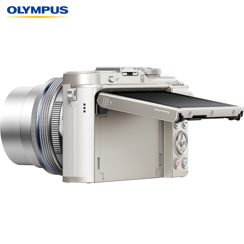 奥林巴斯(OLYMPUS) E-PL10 14-42EZ+40-150 R双镜头微单相机 防抖 4K视频 自拍美颜 棕色