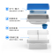 乐扣乐扣(LOCK&LOCK)TOGO系列餐盒 便当盒(3隔)HPL817L便携保鲜盒1L