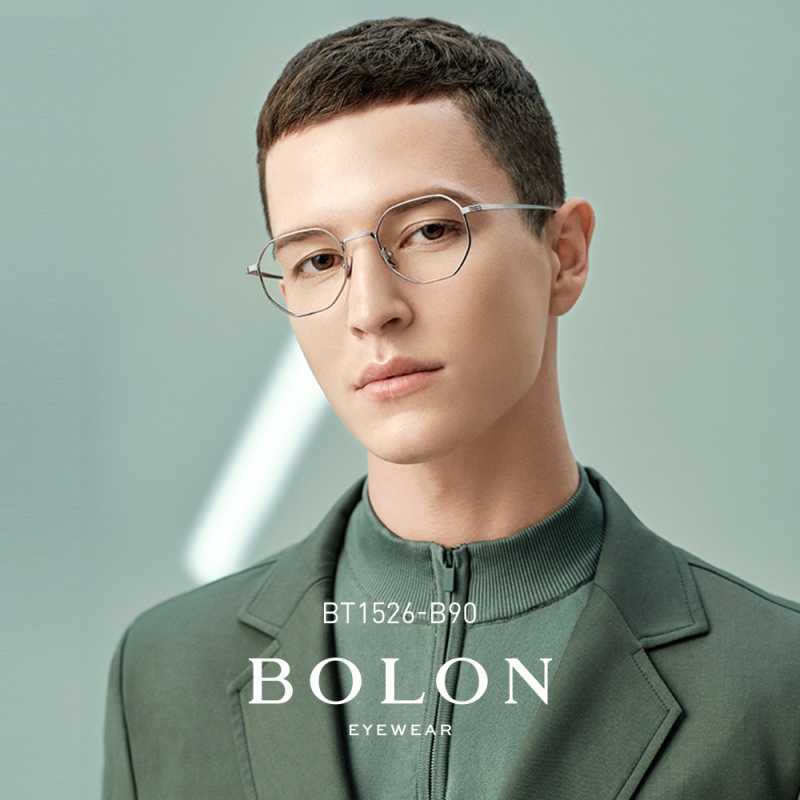 BOLON暴龙2021新品近视镜β钛光学镜架男款镜架小框镜框BT1526