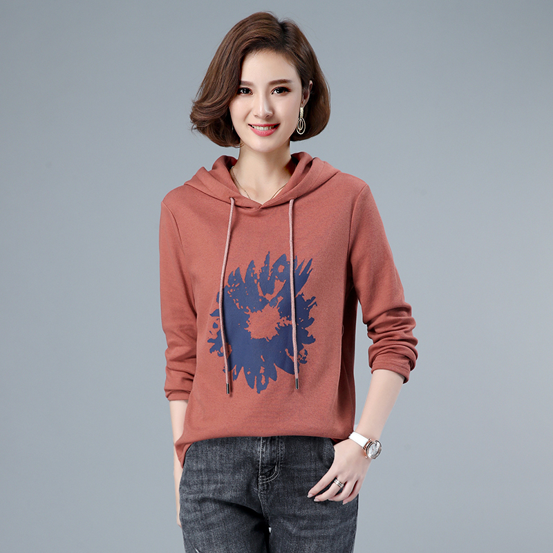 班俏banqiao 女士卫衣秋季2021年新款女士卫衣宽松韩版百搭洋气上衣