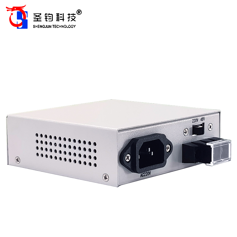 圣钧科技SHENGJUN TECHNOLOGY 光纤收发器 单模双纤千兆+台高清大图