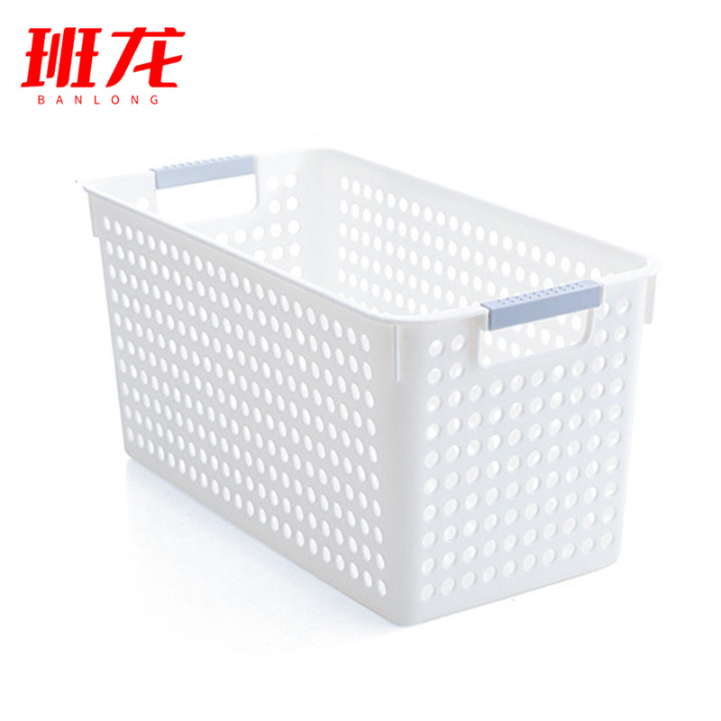 班龙塑料收纳筐窄口中号个高清大图