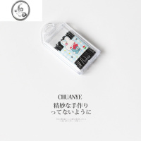 JiMi黑色发夹一字夹网红气质发卡头饰日韩简约刘海夹前额碎发夹子 2#蓝色兔子一字夹