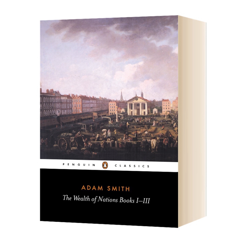 国富论 精装 [正版]英文原版 The Wealth of Nations Books I-III 国富论1-3 亚当斯高清大图