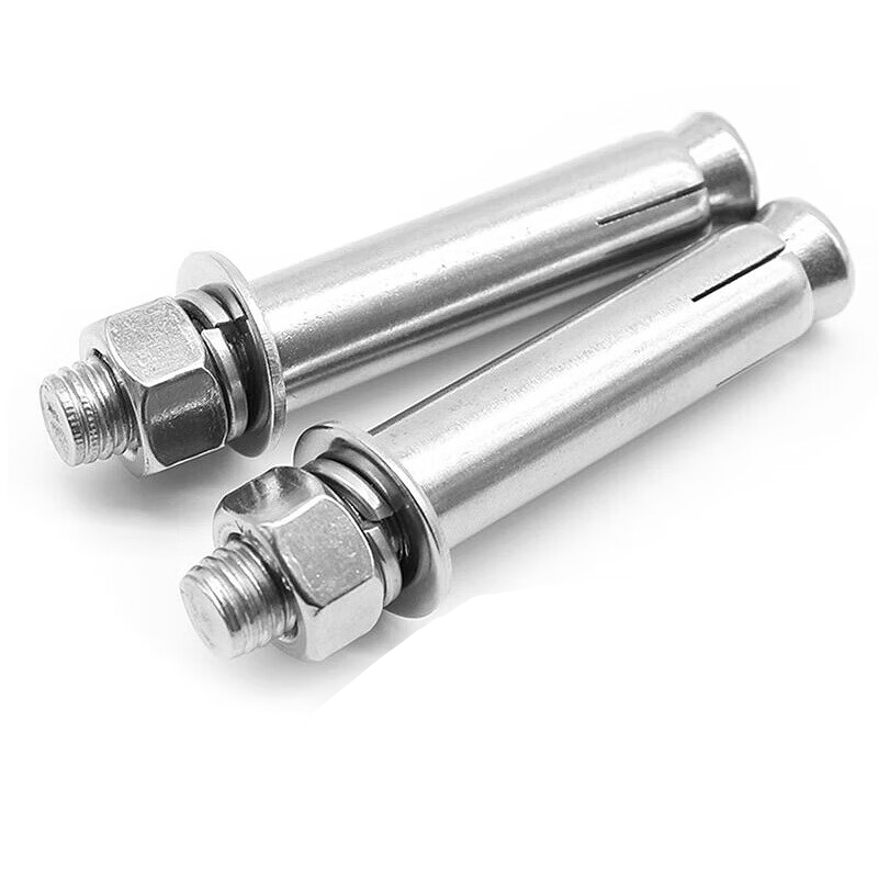 海斯迪克 国标304不锈钢膨胀螺栓 拉爆螺栓 拉爆爆炸螺丝钉膨胀管HK-07 M14*200(5个)无缝高清大图