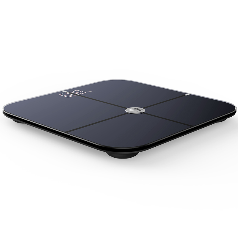 华为智能体脂秤标准版ch18黑色智能健康监测电子秤脂肪监控称家用健康