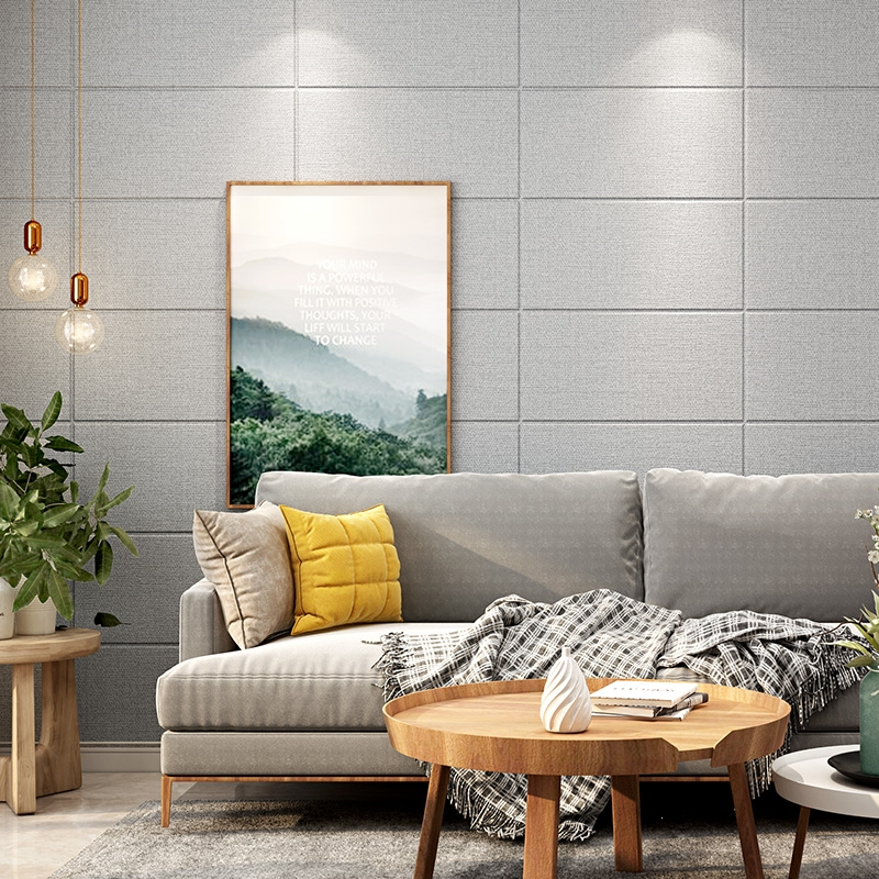 古达壁纸自粘卧室温馨墙纸大理石3d立体背景墙贴保温家用防撞泡沫