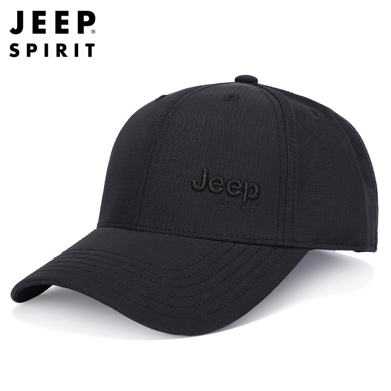 JEEP SPIRIT吉普帽子2021新款韩版百搭鸭舌帽男户外休闲运动男士棒球帽