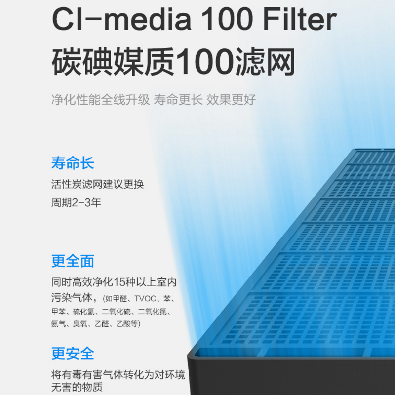 英国IAM空气净化器KJ800F-M8pro家用除甲醛数字显示负离子除尘除异味