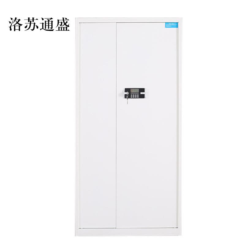 洛苏通盛电子保密柜钢制密码文件柜保险柜铁皮资料柜矮柜办公室储物柜通门白色密码锁420*900*1850常规款图片