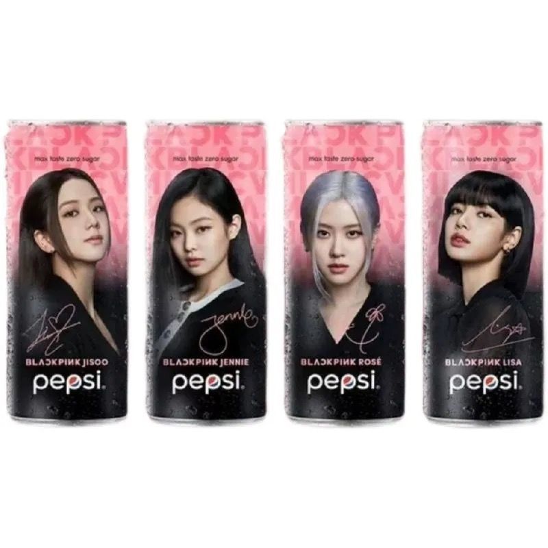 百事可乐碳酸饮料 blackpink代言百事可乐 lisa/rosé/jisoo/jennie