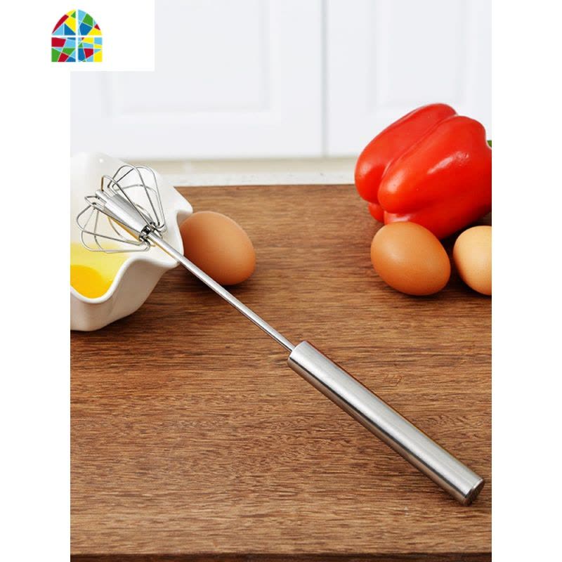 打蛋器不锈钢半自动手动按压式打蛋器奶油搅拌器创意耐用金属简约 FENGHOU图片