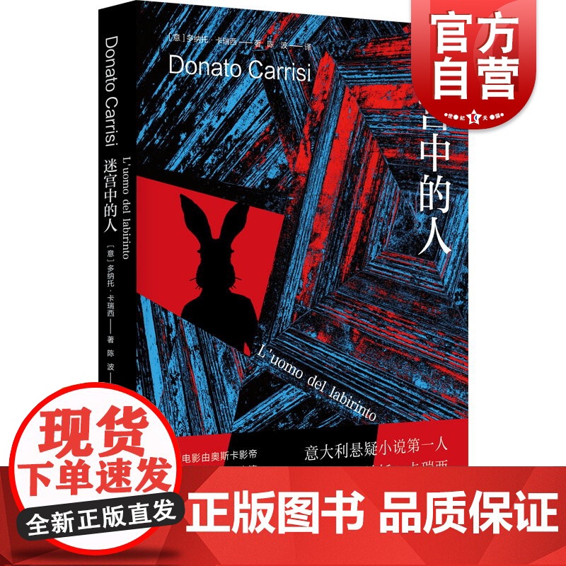 迷宫中的人 多纳托卡瑞西悬疑作品系列同名电影原著文学上海译文出版社外国惊悚侦探推理小说另著消失者迷雾中的女孩/迷宫中的男高清大图