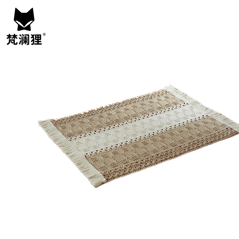 梵澜狸流苏茶杯垫LS9 张高清大图