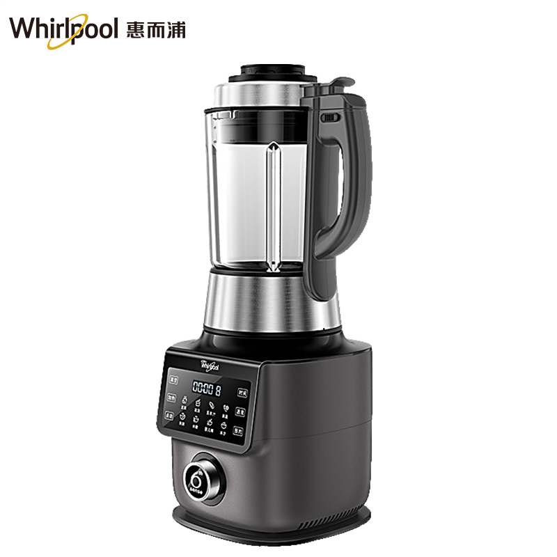惠而浦(Whirlpool)破壁机WBL-CG205B家用多功能加热研磨破壁机德国克虏伯八页刀片钛合金底座高效膜发热