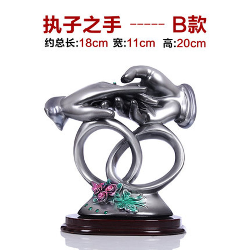 时尚结婚订婚礼物客厅摆件家居饰品擺設送闺蜜周年纪念日送女朋友七夕情人节礼物