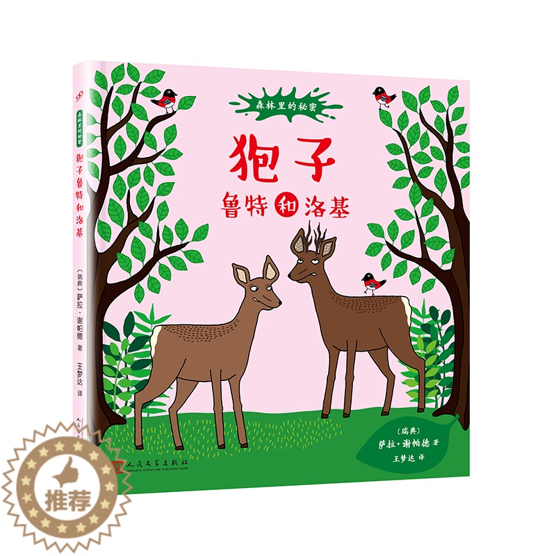 [醉染正版]狍子鲁特和洛基 森林里的秘密系列精装绘本3-7岁幼儿童启蒙认知图画书 寓教于乐 有趣讲述动物们的生活与习性高清大图