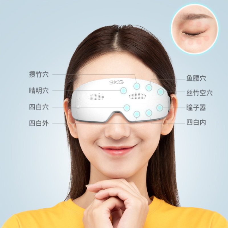 SKG眼部按摩仪E4Pro护眼仪热敷蒸润缓解眼疲劳眼睛按摩仪高清大图