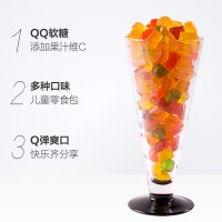 旺旺 糖果 旺仔QQ糖 多口味20g*30包(果汁软糖儿童橡皮糖童年大礼包)