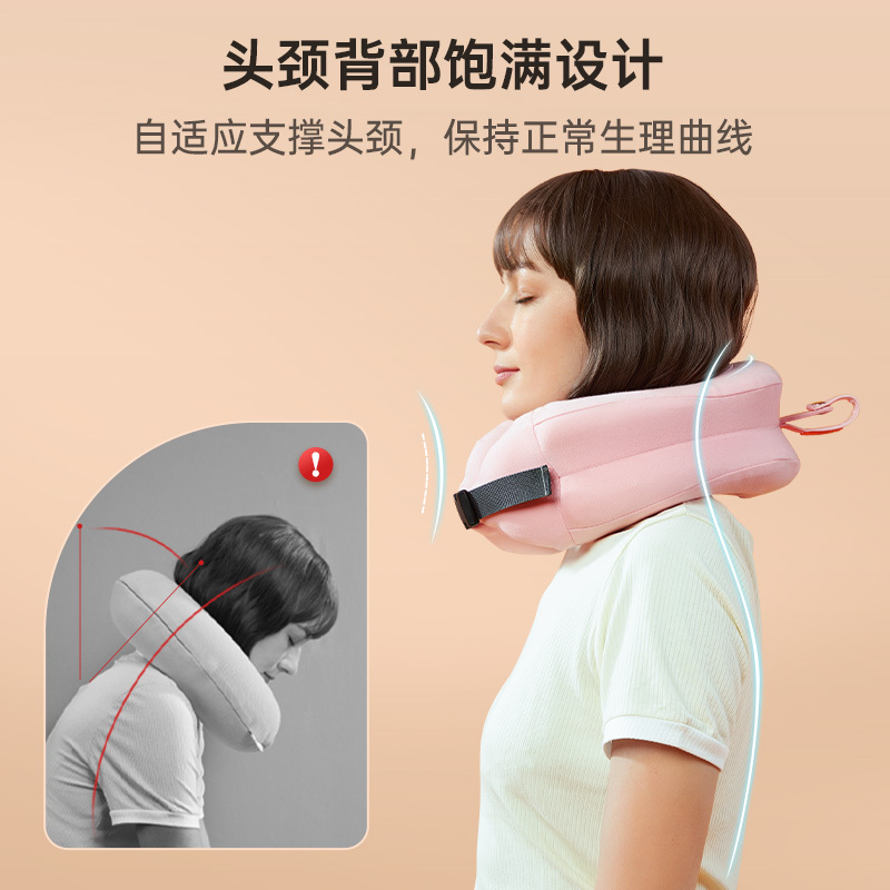 POKALEN(普卡兰)枕头U型枕记忆棉护颈枕脖子U形枕颈枕办公室午睡旅行睡觉脖枕飞机枕头便携护颈头枕车载